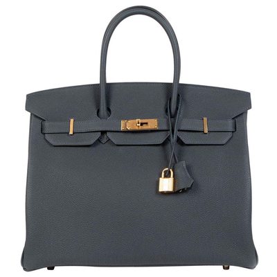 Hermès Birkin 35 Vert Rousseau Togo GHW