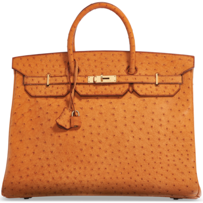 Hermès Birkin 40 Cognac Ostrich GHW