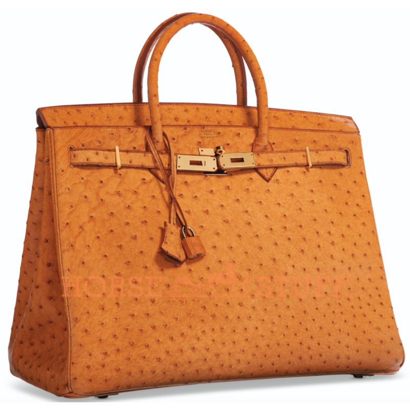 Hermès Birkin 40 Cognac Ostrich GHW