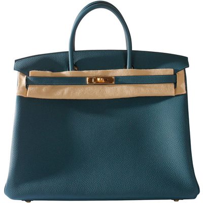 Hermès Birkin 40 Blue Colvert Togo GHW