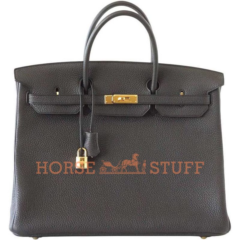 Hermès Birkin 40 Plomb Togo GHW