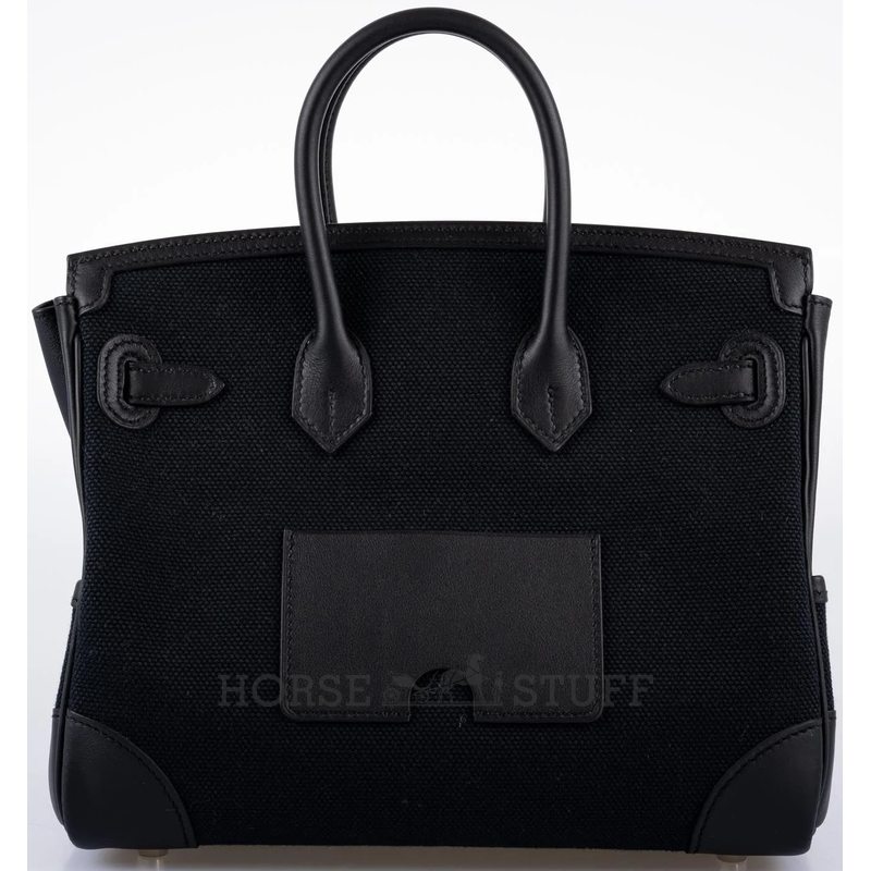 Hermès Birkin Cargo 25 Black Toile / Swift PHW