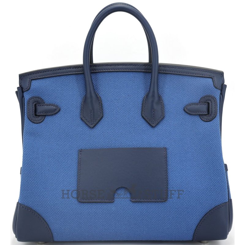 Hermès Birkin Cargo 25 Blue Egee Toile / Swift PHW