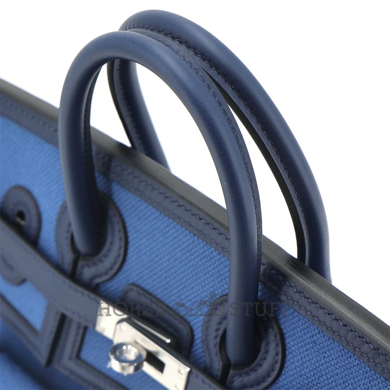 Hermès Birkin Cargo 25 Blue Egee Toile / Swift PHW