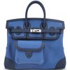 Hermès Birkin Cargo 25 Blue Egee Toile / Swift PHW