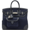 Hermès Birkin Cargo 25 Blue Marine Toile / Swift PHW