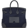 Hermès Birkin Cargo 25 Blue Marine Toile / Swift PHW