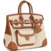 Hermès Birkin Cargo 25 Ecru - Beige Toile / Gold Swift PHW