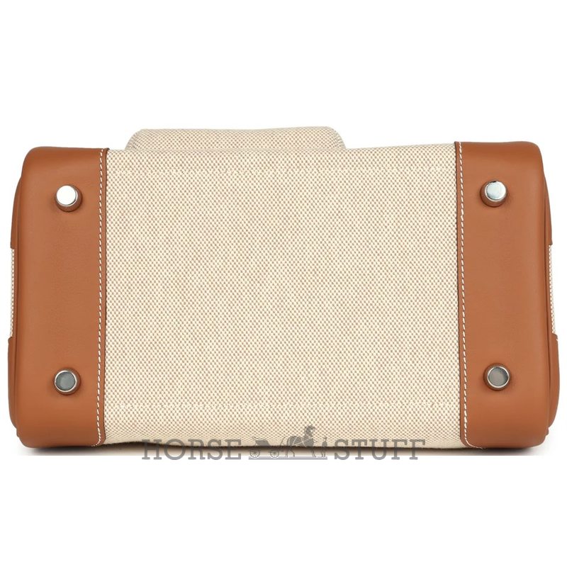 Hermès Birkin Cargo 25 Ecru - Beige Toile / Gold Swift PHW