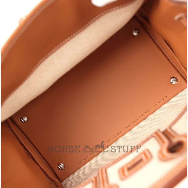 Hermès Birkin Cargo 25 Ecru - Beige Toile / Gold Swift PHW