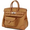 Hermès Birkin Cargo 25 Sesame Toile / Swift PHW