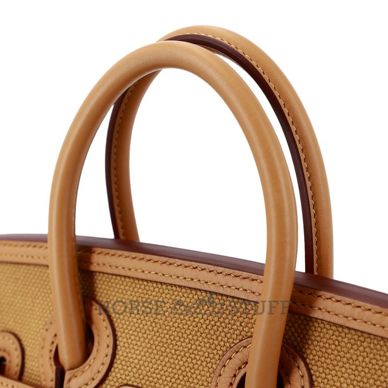 Hermès Birkin Cargo 25 Sesame Toile / Swift PHW