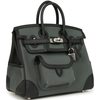 Hermès Birkin Cargo 25 Vert Mangrove Toile / Black Swift PHW