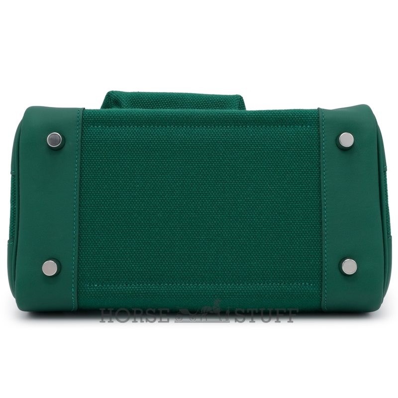 Hermès Birkin Cargo 25 Vert Vertigo Toile / Swift PHW