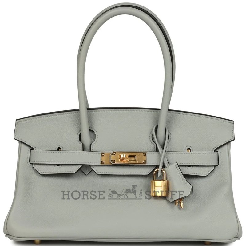 Hermès Birkin Shoulder Light 29 Blue Glacier Evercolor GHW