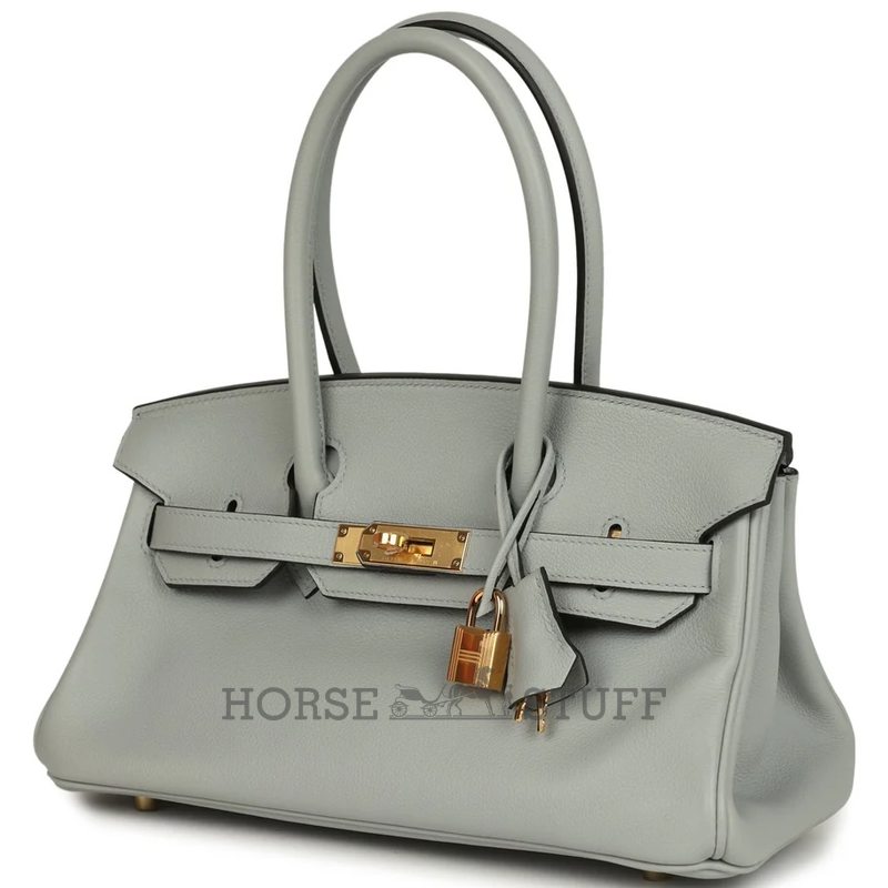 Hermès Birkin Shoulder Light 29 Blue Glacier Evercolor GHW