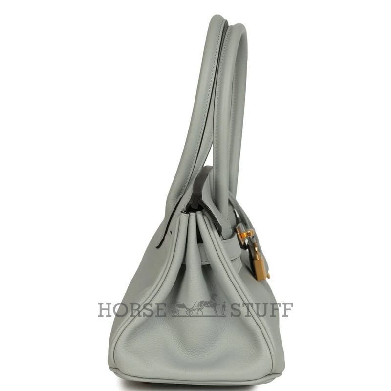 Hermès Birkin Shoulder Light 29 Blue Glacier Evercolor GHW