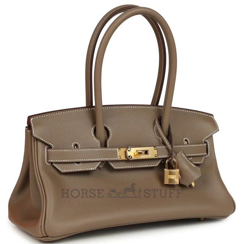 Hermès Birkin Shoulder Light 29 Etoupe Evercolor GHW