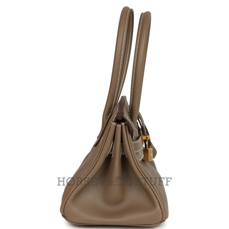 Hermès Birkin Shoulder Light 29 Etoupe Evercolor GHW