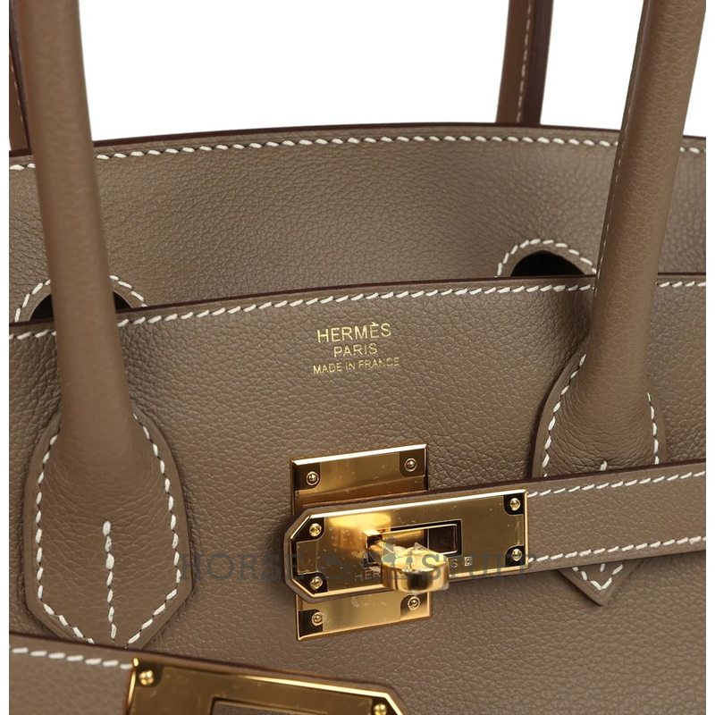 Hermès Birkin Shoulder Light 29 Etoupe Evercolor GHW