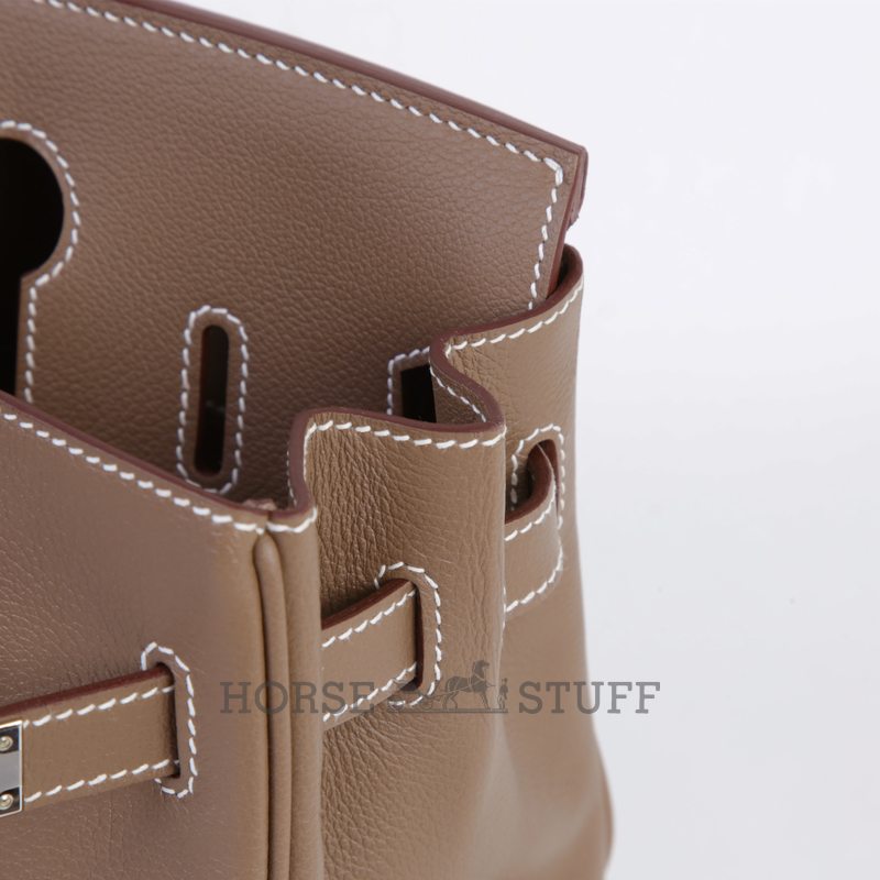 Hermès Birkin Shoulder Light 29 Etoupe Evercolor PHW
