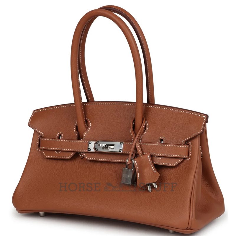 Hermès Birkin Shoulder Light 29 Gold Evercolor PHW