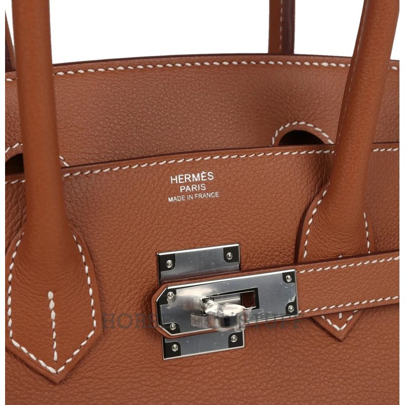 Hermès Birkin Shoulder Light 29 Gold Evercolor PHW