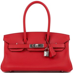 Hermès Birkin Shoulder Light 29 Rouge Radieux Evercolor PHW