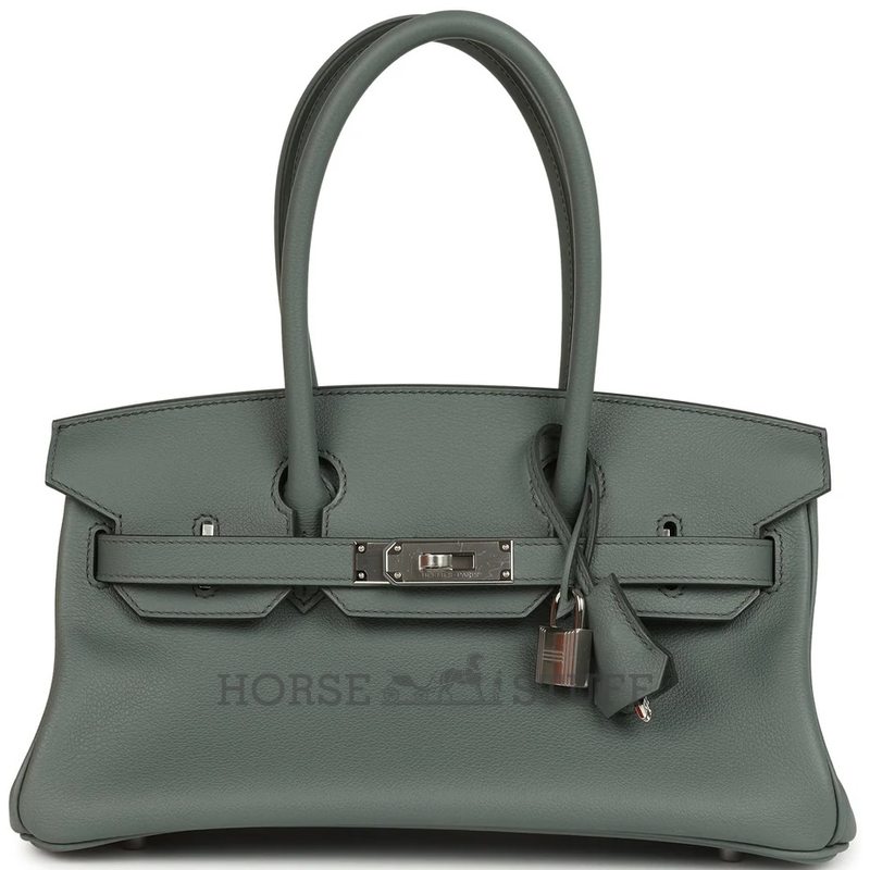 Hermès Birkin Shoulder Light 29 Vert Amande Evercolor PHW