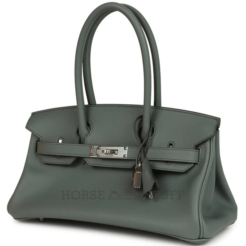 Hermès Birkin Shoulder Light 29 Vert Amande Evercolor PHW