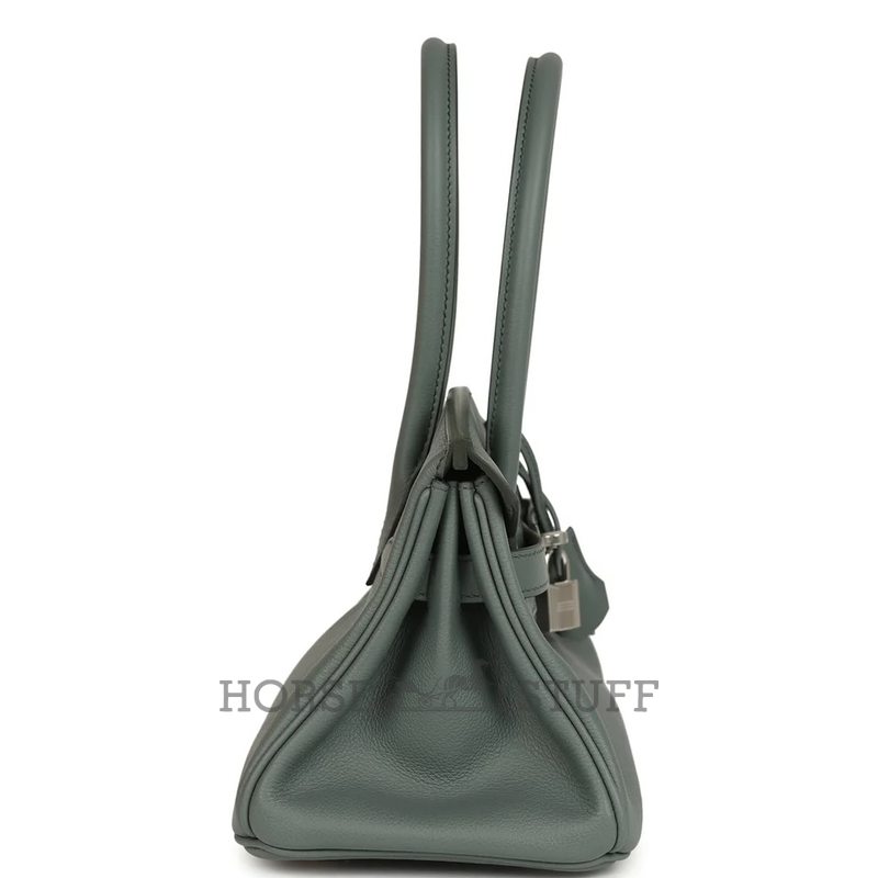 Hermès Birkin Shoulder Light 29 Vert Amande Evercolor PHW