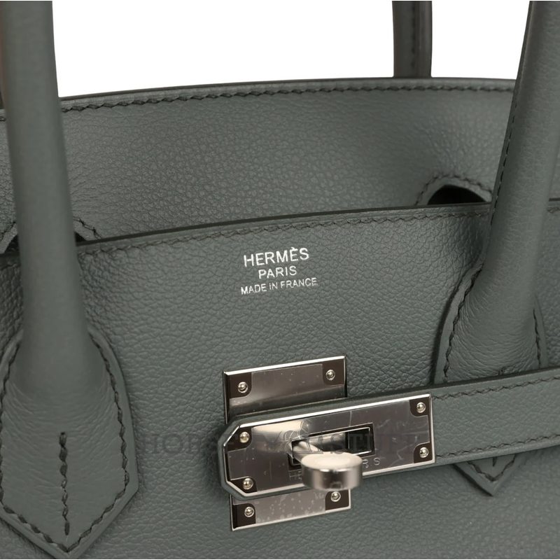 Hermès Birkin Shoulder Light 29 Vert Amande Evercolor PHW