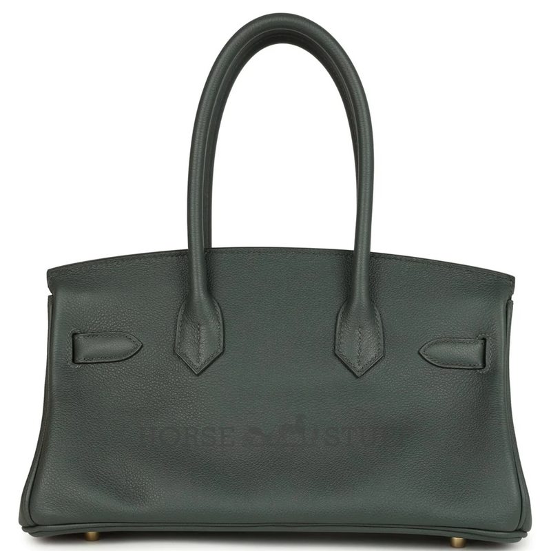 Hermès Birkin Shoulder Light 29 Vert Mangrove Evercolor GHW