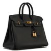 Hermès Birkin 25 Black Togo GHW