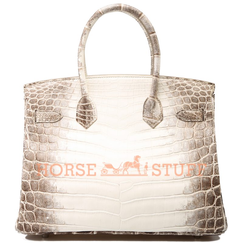 Hermès Birkin 25 Blanc Himalayan Crocodile Niloticus PHW