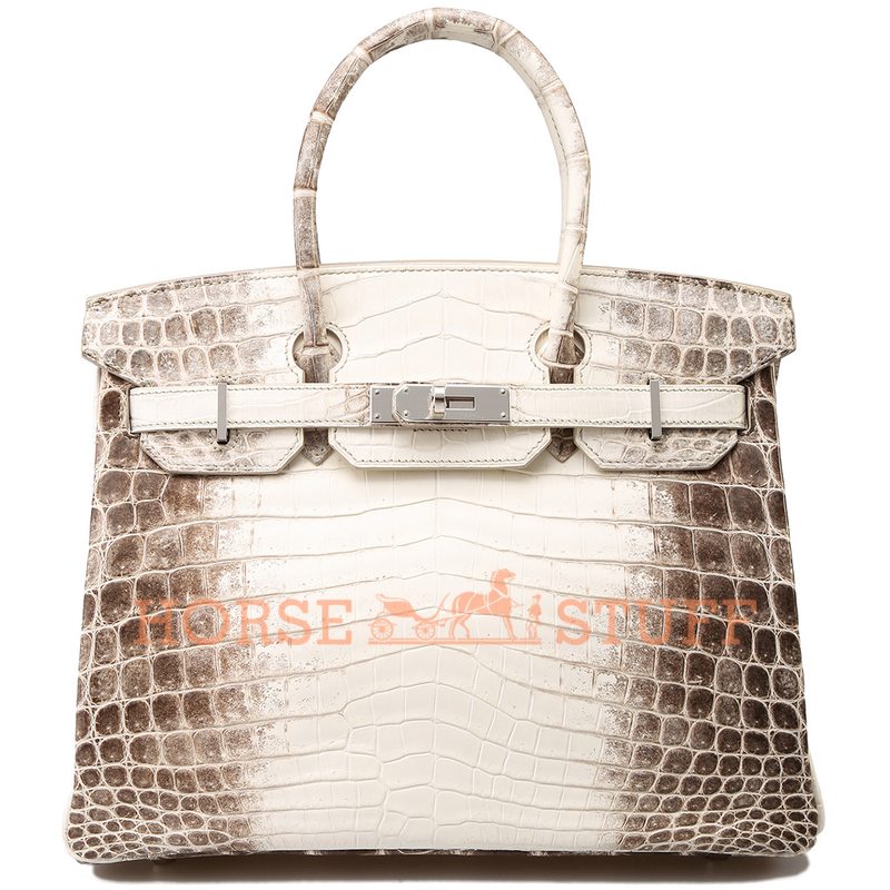 Hermès Birkin 25 Blanc Himalayan Crocodile Niloticus PHW