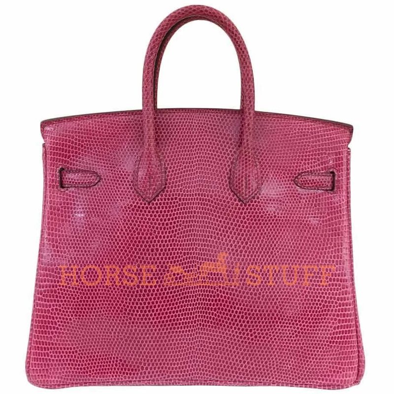 Hermès Birkin 25 Pink Fuchsia Shiny Niloticus Lizard PHW