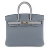 Hermès Birkin 25 Special Order HSS Etain / Gris Perle Togo GHW