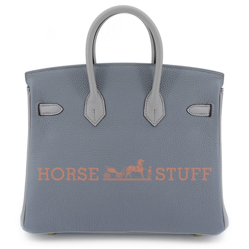 Hermès Birkin 25 Special Order HSS Etain / Gris Perle Togo GHW