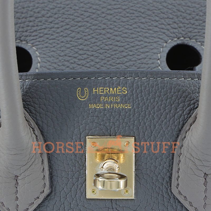 Hermès Birkin 25 Special Order HSS Etain / Gris Perle Togo GHW