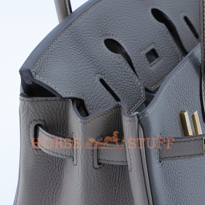 Hermès Birkin 25 Special Order HSS Etain / Gris Perle Togo GHW