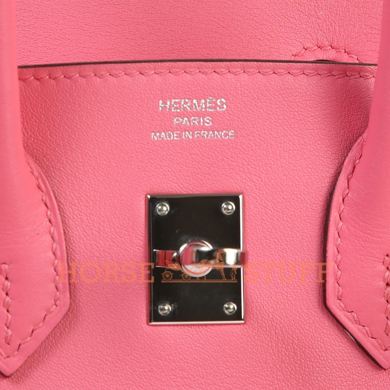 Hermès Birkin 25 Roze Azalea Swift PHW