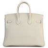 Hermès Birkin 25 Craie Swift PHW