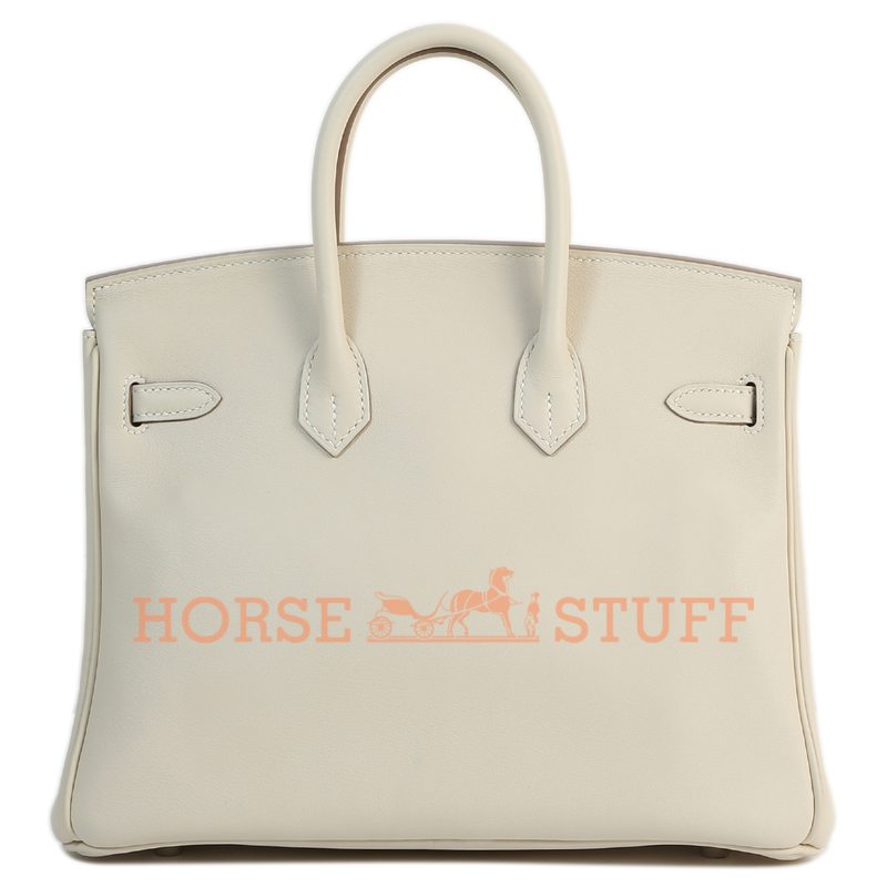 Hermès Birkin 25 Craie Swift PHW