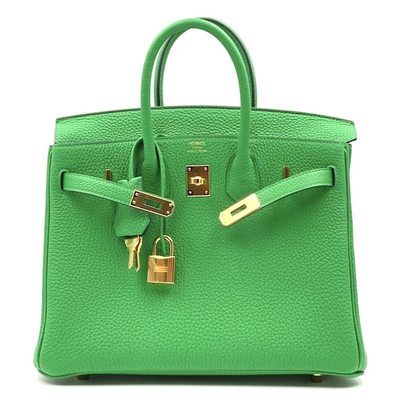 Hermès Birkin 25 Bambou Togo GHW