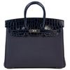 Hermès Birkin 25 Touch Blue Baltique Togo / Crocodile Niloticus PHW