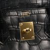 Hermès Birkin 30 Black Matte Crocodile Alligator GHW