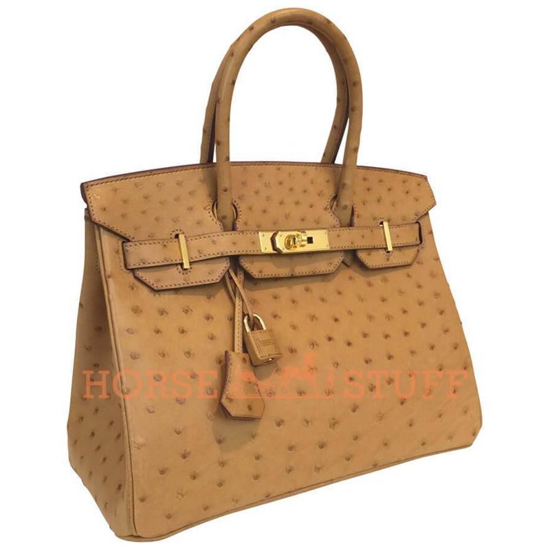 Hermès Birkin 30 Gold Ostrich GHW