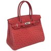 Hermès Birkin 30 Bougainvillea Ostrich PHW