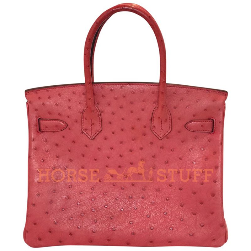 Hermès Birkin 30 Bougainvillea Ostrich PHW